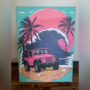 Simply Southern 1000 Piece Gone Coastal Jeep Ocean Waves Jigsaw Puzzle